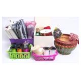 Lot of Wrapping - Ribbon, Cloth & More
