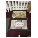 2 Mat Mates Rubber Mats w/Changeable Inserts