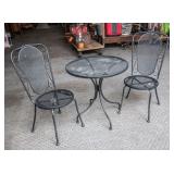 Very Cute Outdoor Metal Bistro Set