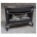 Free Standing Gas Log Fireplace