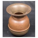Nice Brass Union Pacific Brass & Copper Spittoon