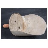 DollyDale Large Metal Measuring Scoop with Wood