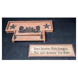 2 Western Themed Wall Decor Items