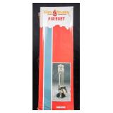 NIB Fire Mate Brass Fire Set