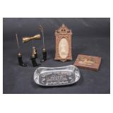 Wilton Armetale Tray, Barware Utensils & More Lot