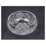 Beautiful Etched Clear Glass Bowl