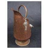 Large Copper Ash Shuttle with Ceramic Handle