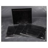 4 Velvet Necklace Display Boards with Hooks