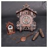 Black Forest Style Cuckoo Clock Lot