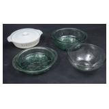 Lot of Glass Serving Pieces