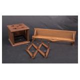 Lot of Nice Wood Country Decor Items