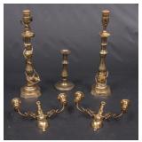 Lot of Brass Lighting Pieces
