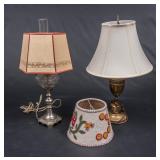 Kanne & Bessant and Brass Lamp Lot