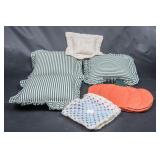 Pillows & Placemats Lot