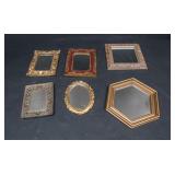 Nice Lot of Gold Framed Small Mirrors
