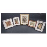 Nice Lot of Small Framed Botanicals & Painting