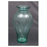 Blenko Large Green Glass Vase