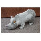 Large Stuffed Rhinoceros with Original Tag