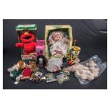 Large Lot of Collectors Stuffed Toys and More