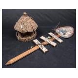 Cute Shovel Garden Decor & Bird Feeder