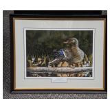 Johanne Allaire Signed Framed Duck Print