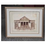 2 Grecian Themed Framed Prints