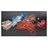 Tarps, Extension Cord, and More Lot