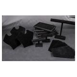 Lot of Black Velvet Store Displays