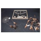Framed Set of Arrowheads and 2 Dream Catchers