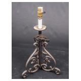 Iron Scrollwork Lamp