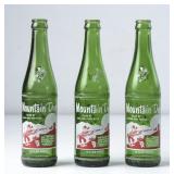 Lot of 3 Mountain Dew Hillbilly Name Bottles