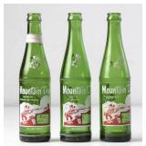Lot of 3 Mountain Dew Hillbilly Name Bottles