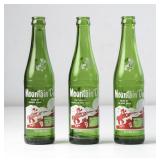 Lot of 3 Mountain Dew Hillbilly Name Bottles