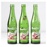 Lot of 3 Mountain Dew Hillbilly Name Bottles