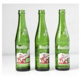 Lot of 3 Mountain Dew Hillbilly Name Bottles