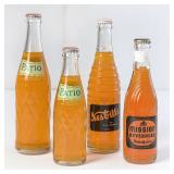 4 Orange Soda Filled Bottles
