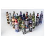 Lot of 18 Mt Dew Filled Metal Bottles