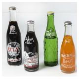 Lot of 4 Soda Filled Bottles