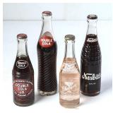 Lot of 4 Soda Filled Bottles