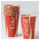 Lot of Coca-Cola Wax Coated 7 oz cups