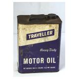 Traveller Heavy Duty Motor Oil 2 Gallon Metal Can