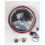 Lot of Coca Cola Polar Bear Neon Clock