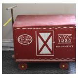 New York Central Train Box Car Toy Box