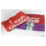 2 Large Coca-Cola Banners