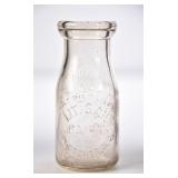 Mt. San Dairy, NC Embossed 1/2 Pint Milk Bottle