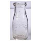 Winyah Sanitorium NC Embossed 1/2 Pint Milk Bottle