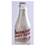 Brookside Dairy Farm Round Quart Milk Bottle