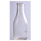 SB Ferguson Dairy Embossed Round Quart Bottle