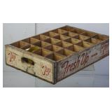 7Up 24 Bottle Wooden Crate