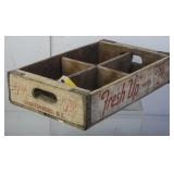 7Up 4 Bottle Wooden Crate out of Spartanburg, SC